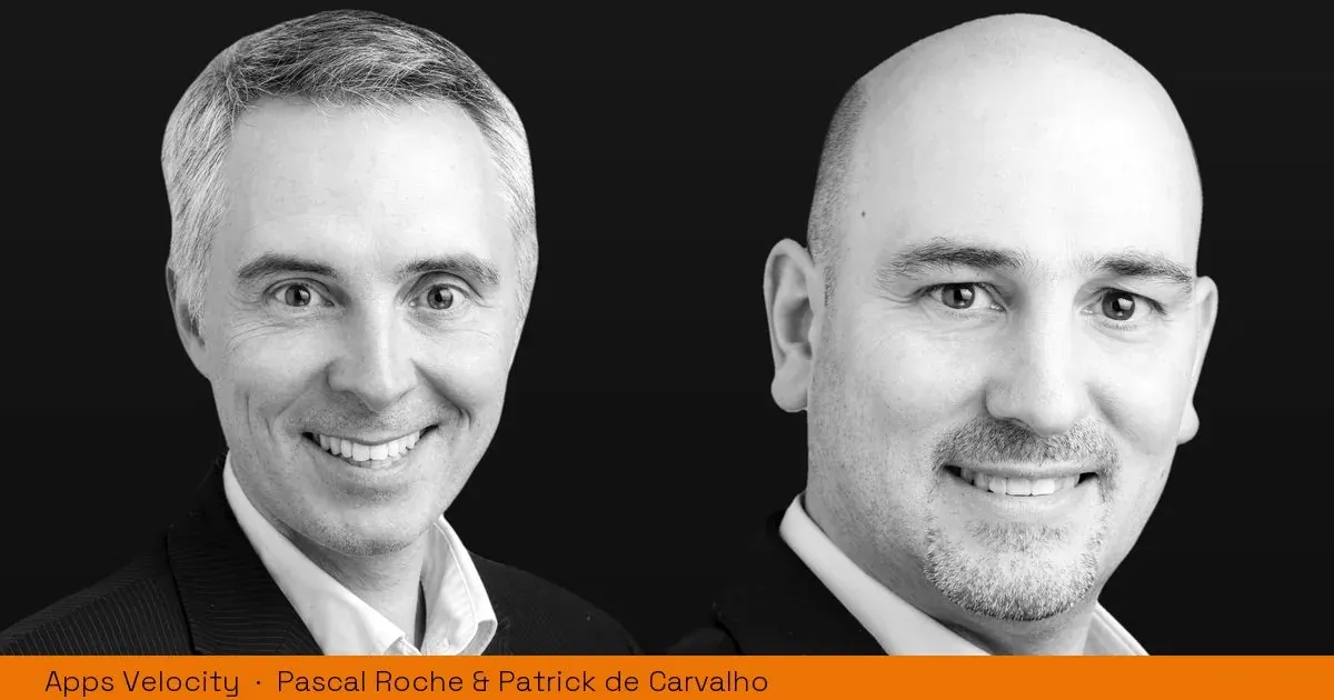 Photo : Pascal Roche et Patrick de Carvalho, cofondateurs